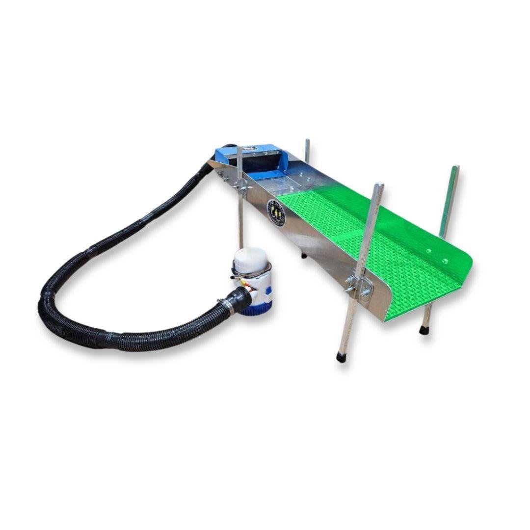 10X35 Power Sluice Box Kit with Dream Mat + 18" leg Kit | Gold Prospecting Equipment