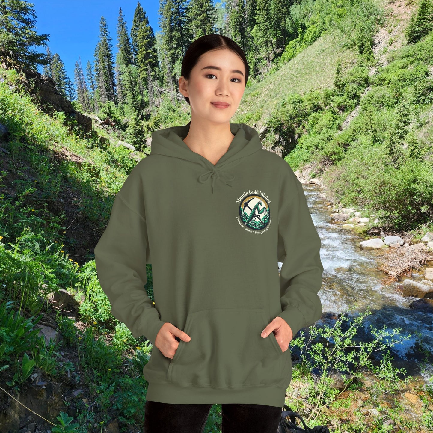 Mantis Gold Mining Unisex Heavy Blend™ Hooded Sweatshirt