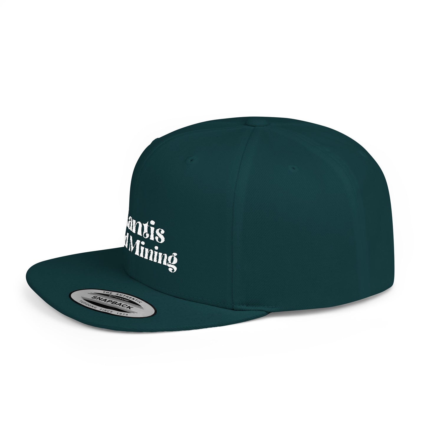 Mantis Gold Mining Flat Bill Snapback | Embroidered Hat