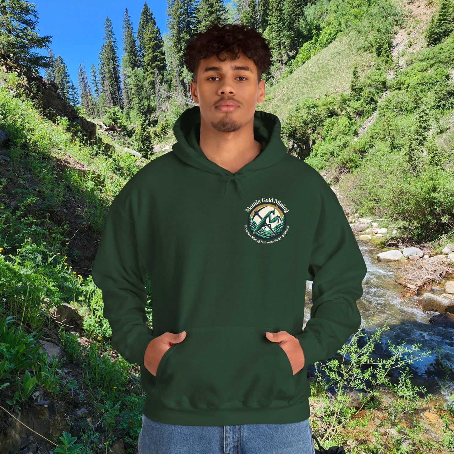 Mantis Gold Mining Unisex Heavy Blend™ Hooded Sweatshirt