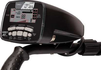 AT Pro Metal Detector with 8.5" x 11" PROformance™ DD submersible searchcoil with Garrett MS-2 Headphones