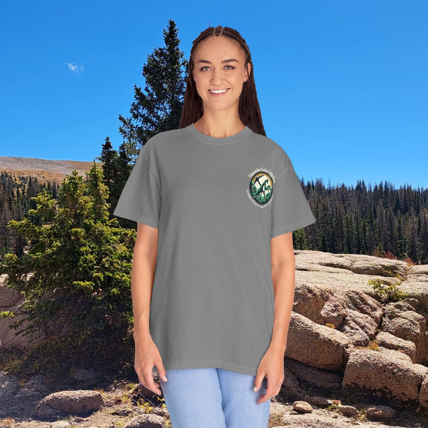 Mantis Gold Mining T-shirt | Praying Mantis Logo Tee