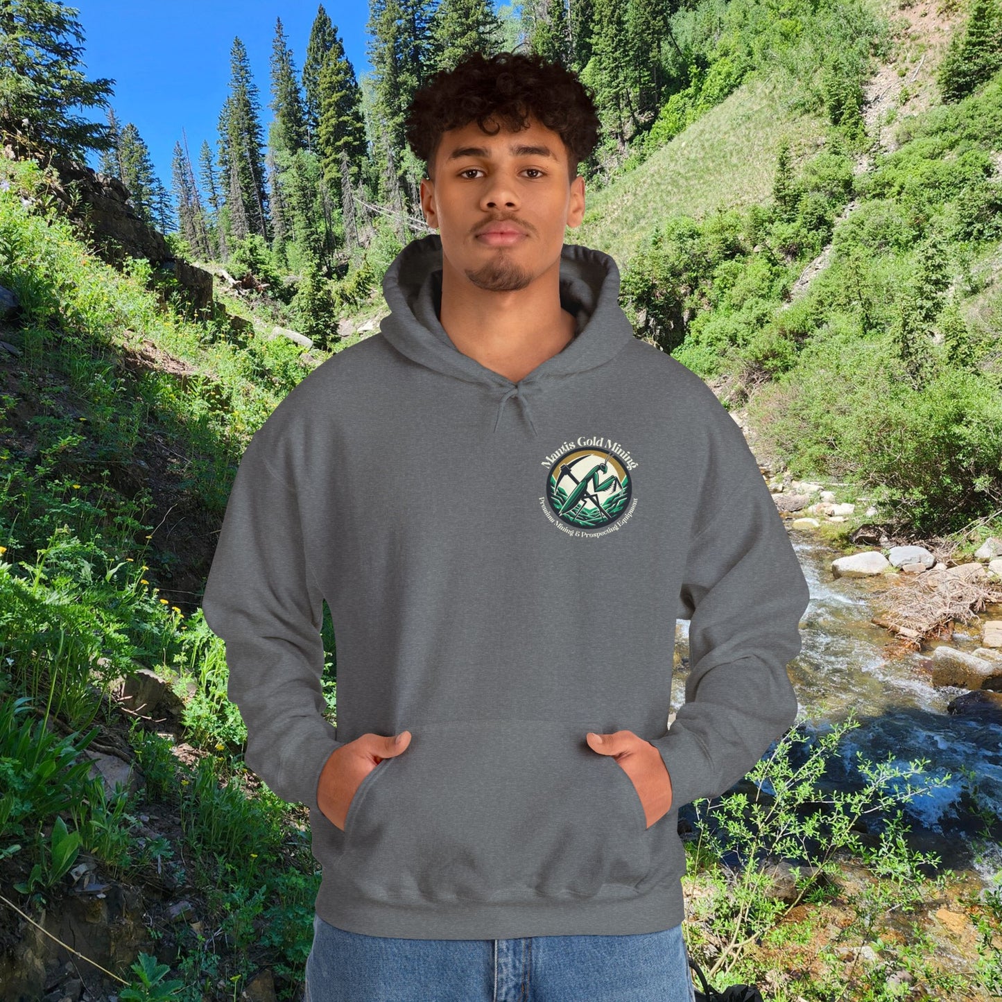 Mantis Gold Mining Unisex Heavy Blend™ Hooded Sweatshirt