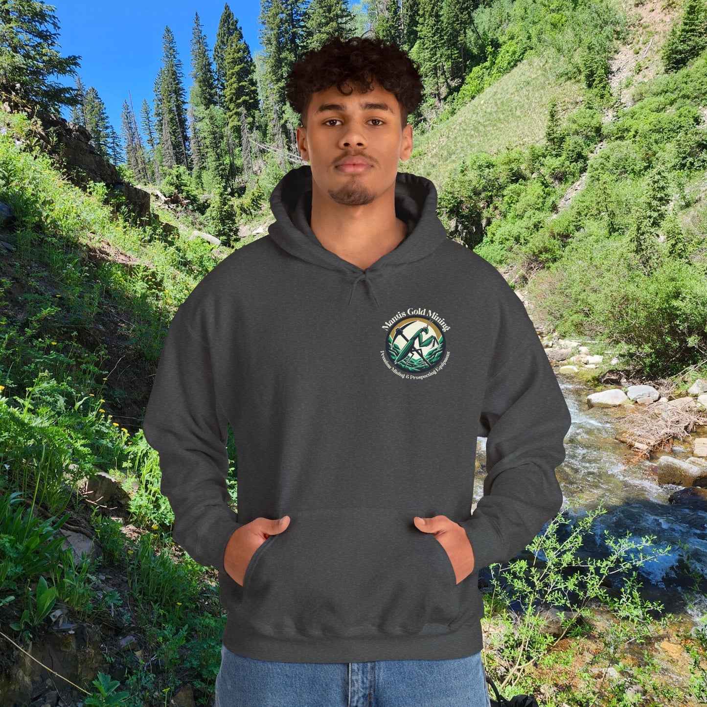 Mantis Gold Mining Unisex Heavy Blend™ Hooded Sweatshirt