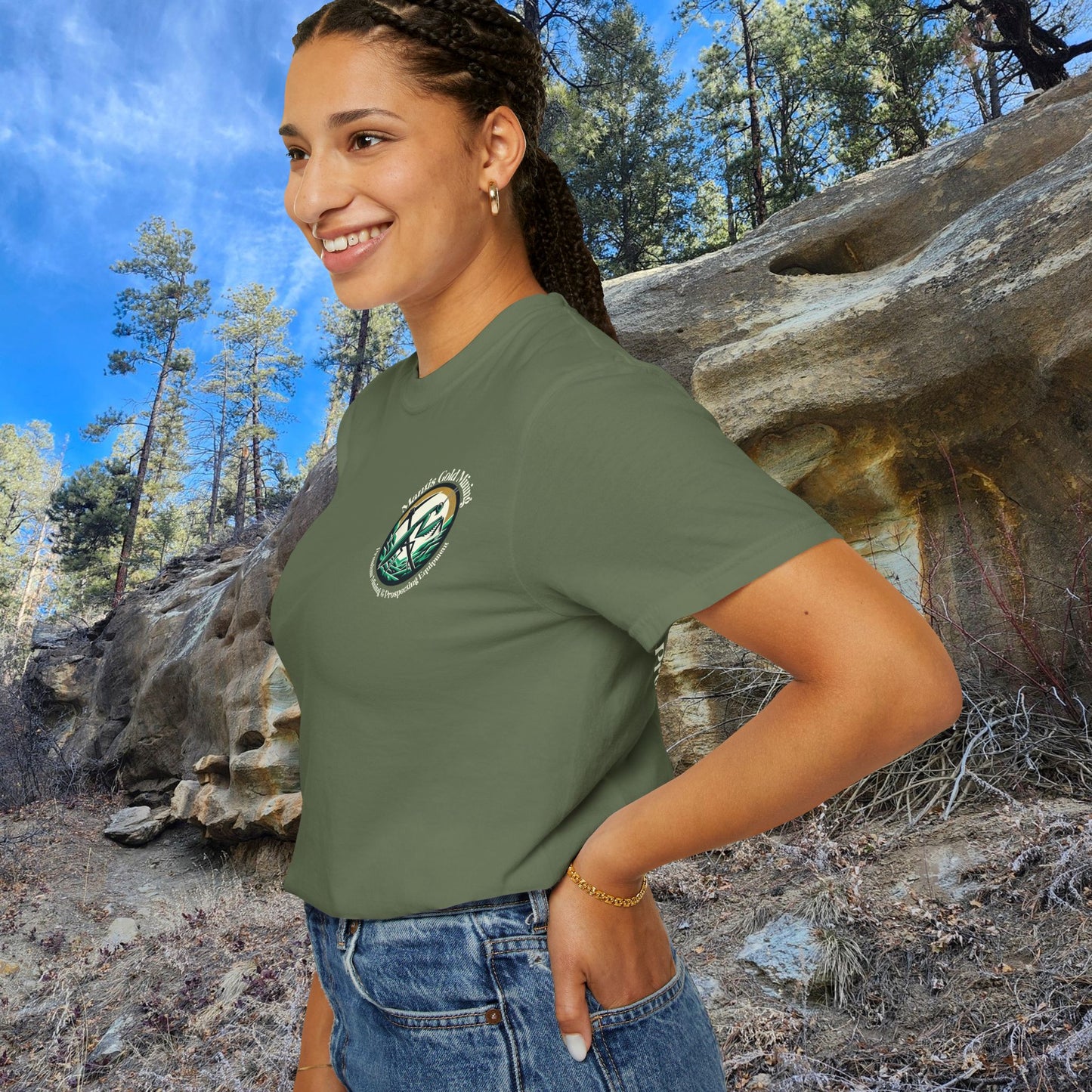 Mantis Gold Mining T-shirt | Praying Mantis Logo Tee