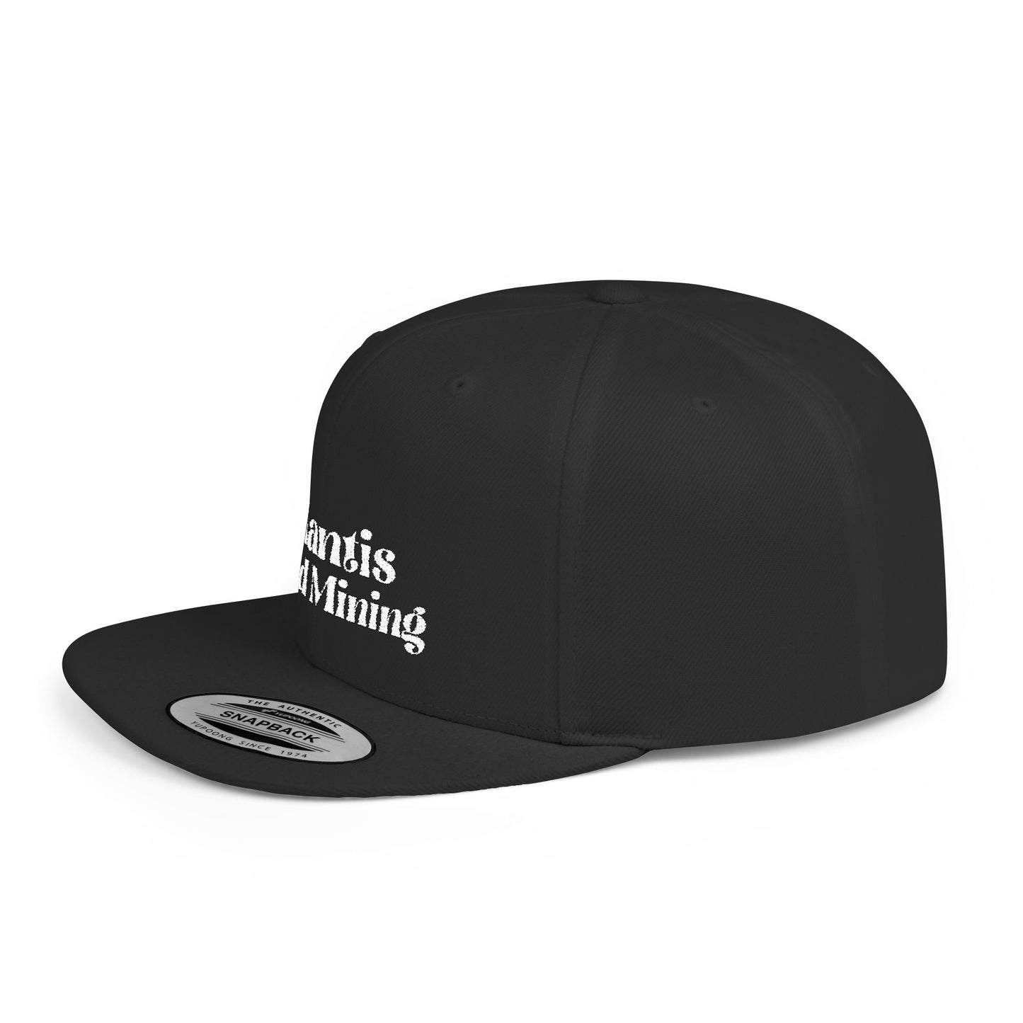 Mantis Gold Mining Flat Bill Snapback | Embroidered Hat