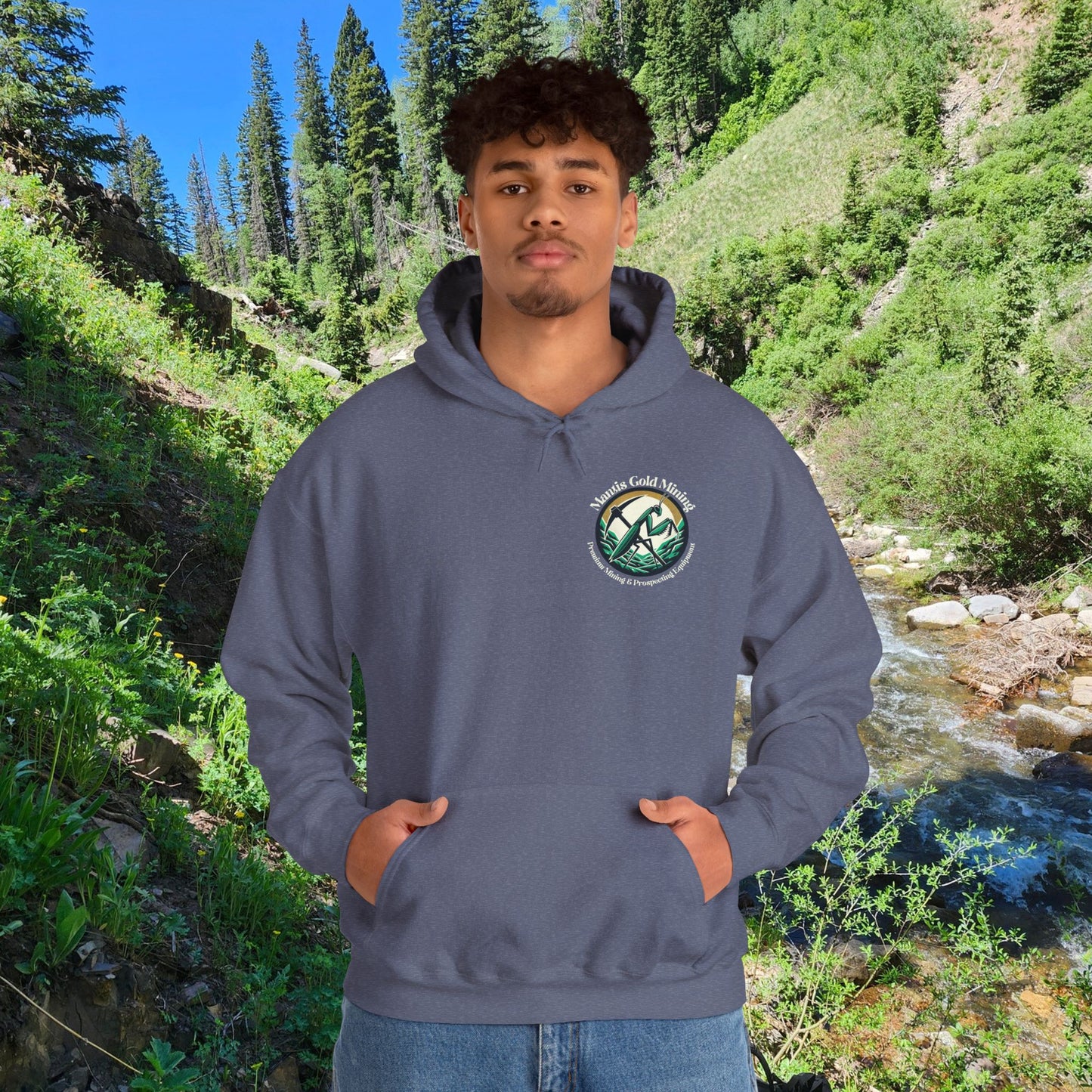 Mantis Gold Mining Unisex Heavy Blend™ Hooded Sweatshirt