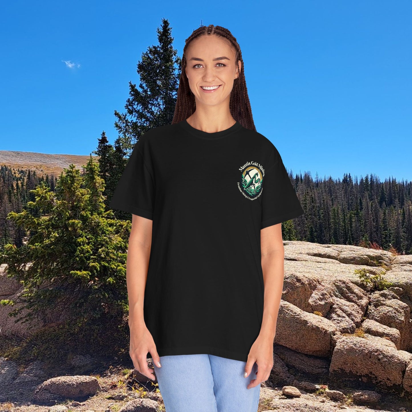 Mantis Gold Mining T-shirt | Praying Mantis Logo Tee
