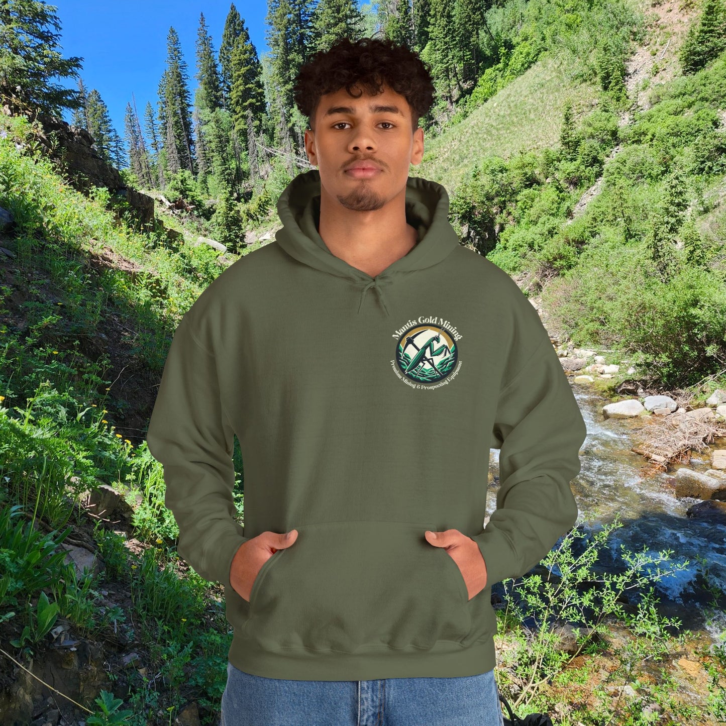 Mantis Gold Mining Unisex Heavy Blend™ Hooded Sweatshirt