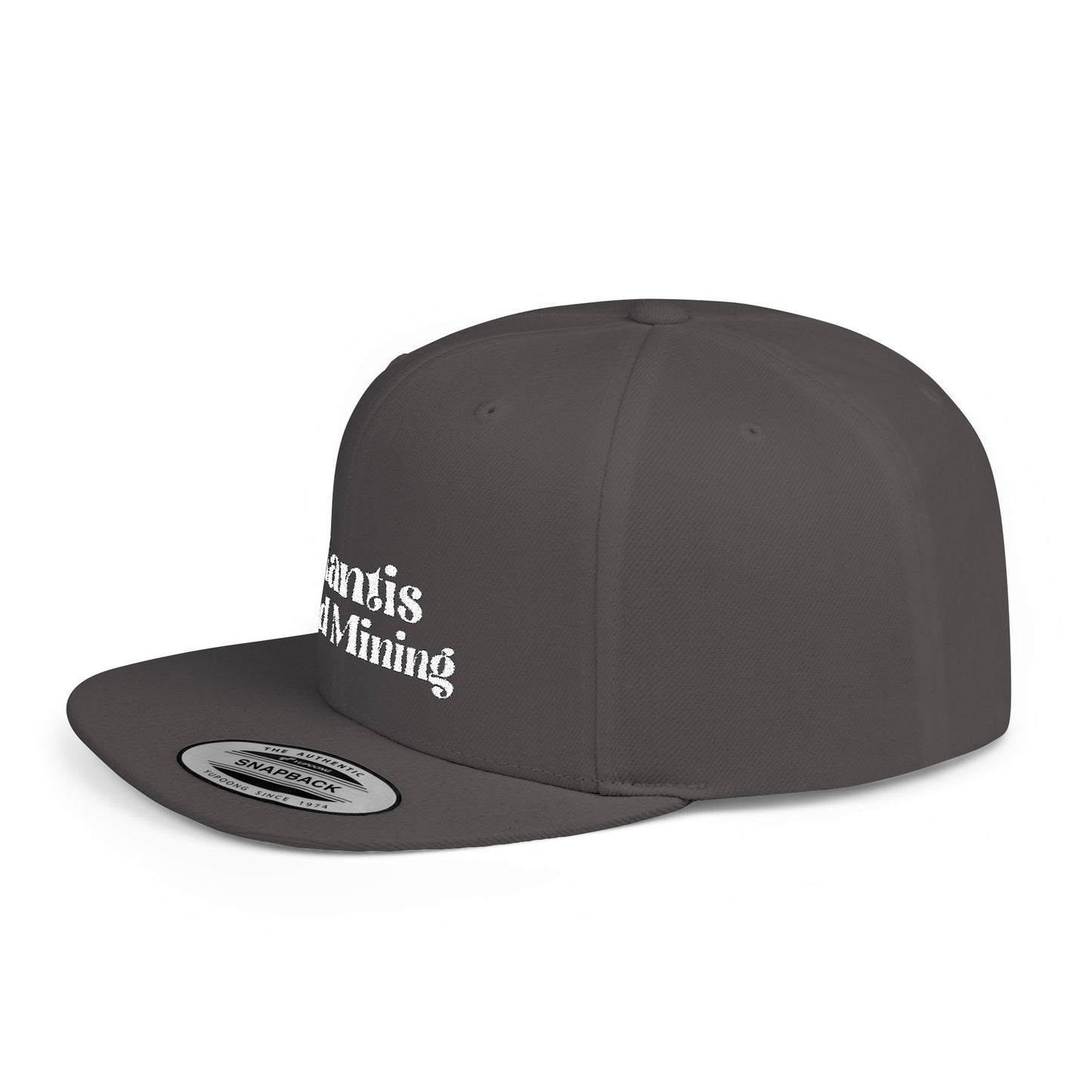 Mantis Gold Mining Flat Bill Snapback | Embroidered Hat