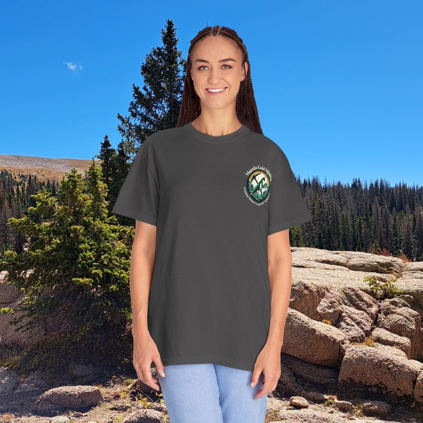 Mantis Gold Mining T-shirt | Praying Mantis Logo Tee