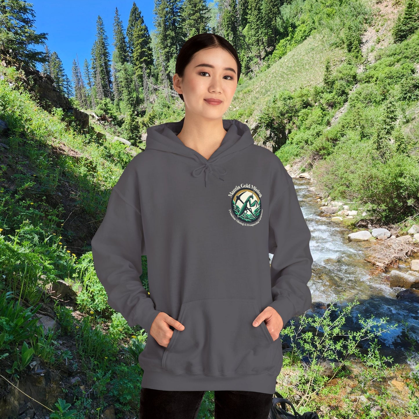 Mantis Gold Mining Unisex Heavy Blend™ Hooded Sweatshirt