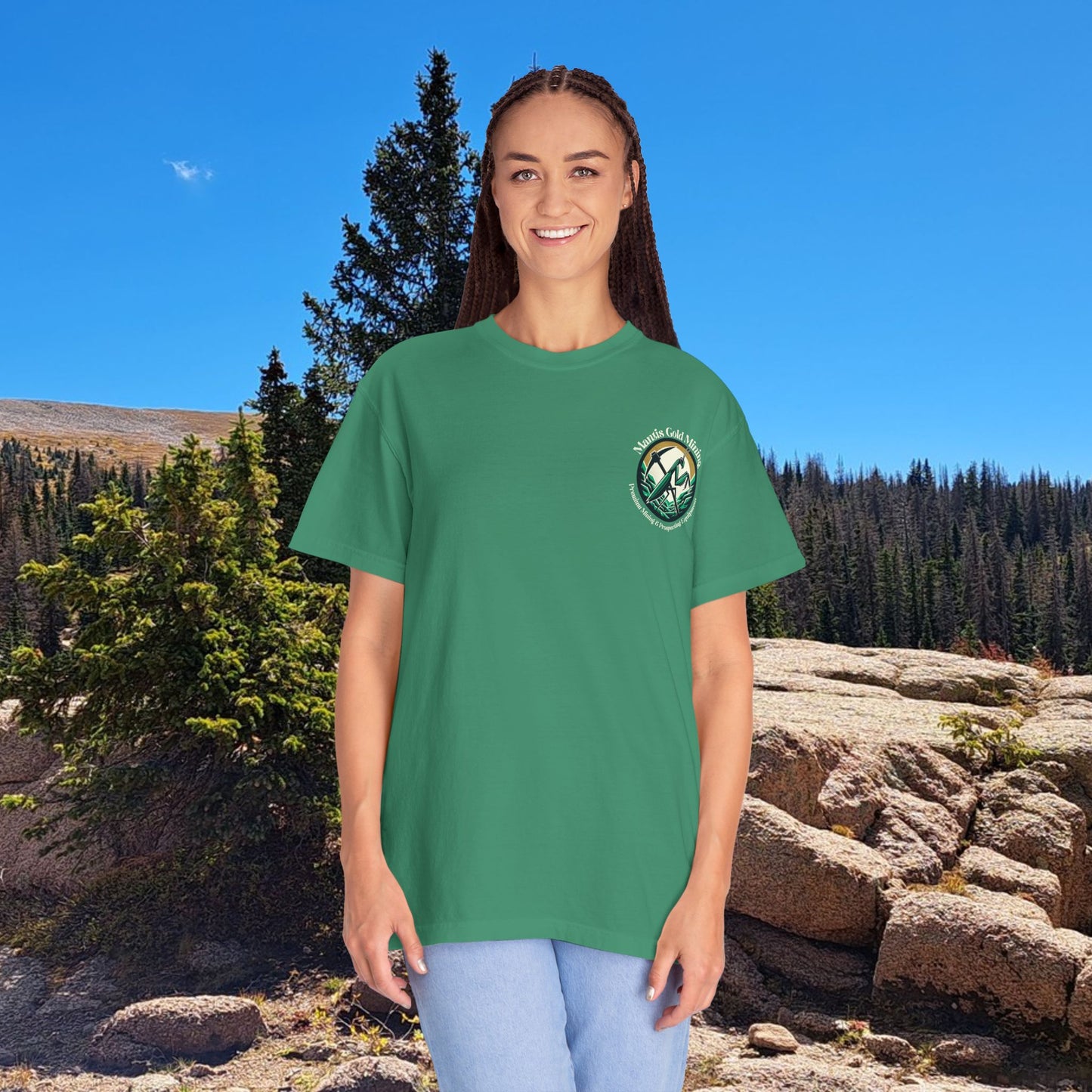 Mantis Gold Mining T-shirt | Praying Mantis Logo Tee