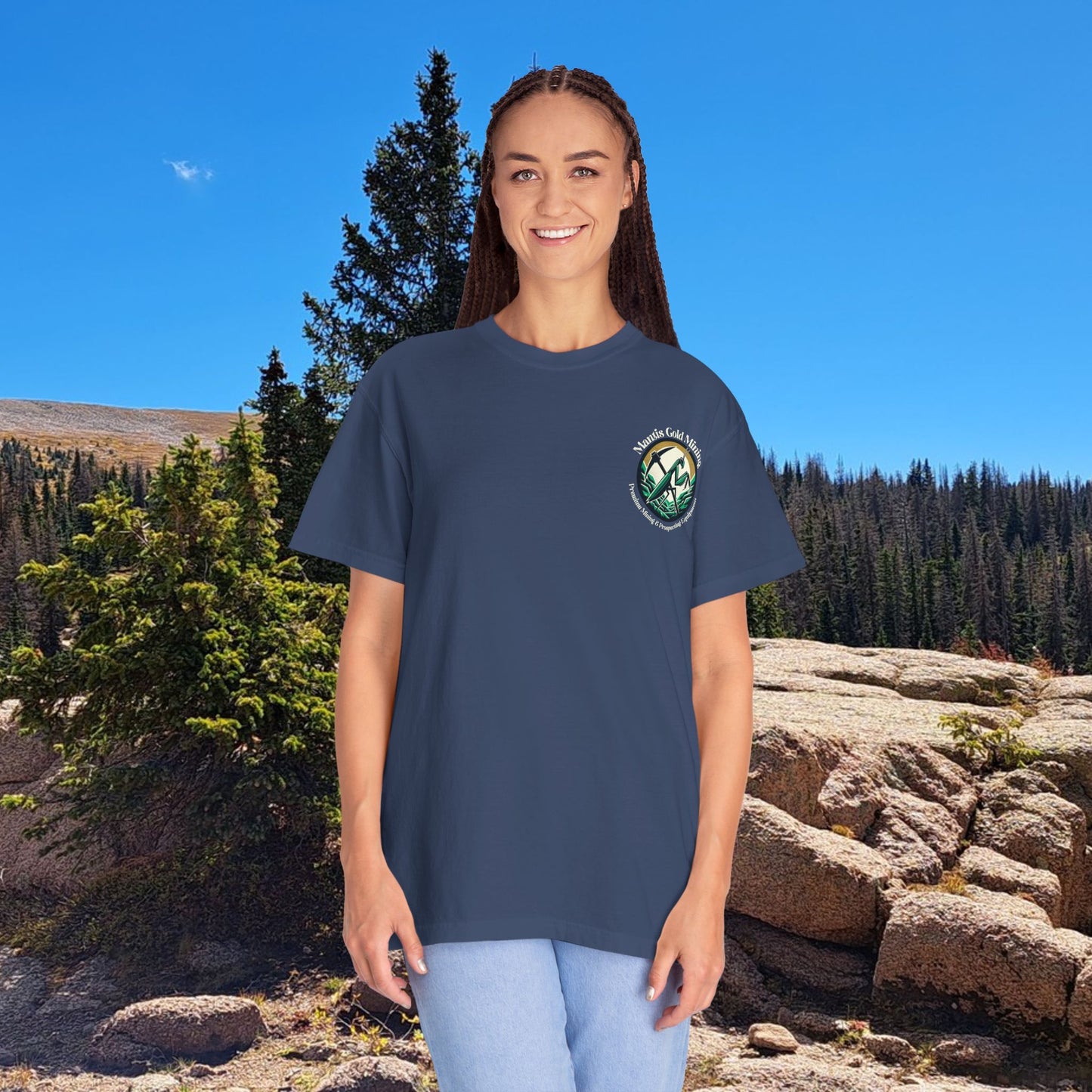 Mantis Gold Mining T-shirt | Praying Mantis Logo Tee