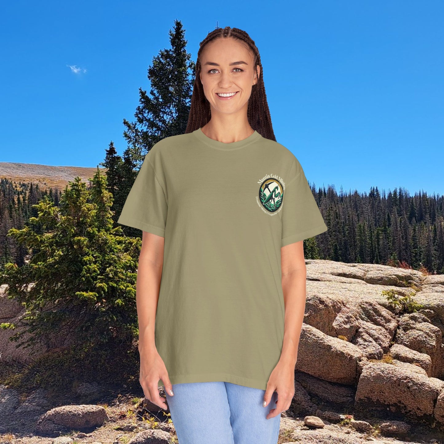 Mantis Gold Mining T-shirt | Praying Mantis Logo Tee