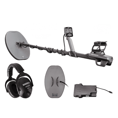 Axiom Metal Detector with 13"x11" DD-FC Coil, 11"x7" Mono Coil and MS-3 Headphones