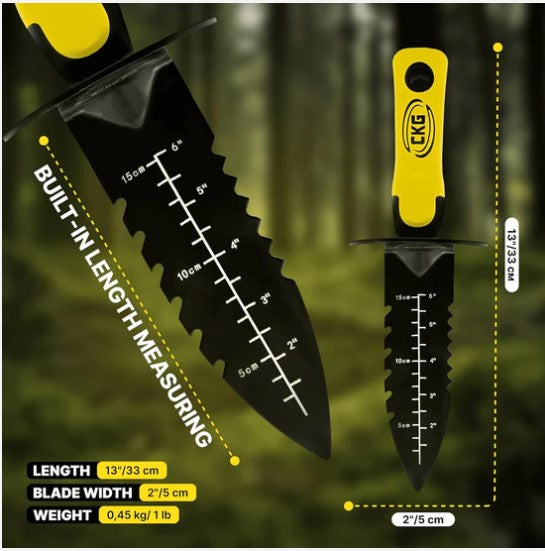 Metal Detecting CKG Digging Tool W/Yellow Handle