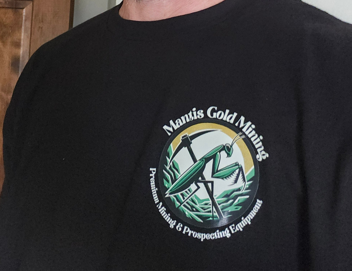 Mantis Gold Mining Short Sleeve T-Shirt - LARGE - BLK