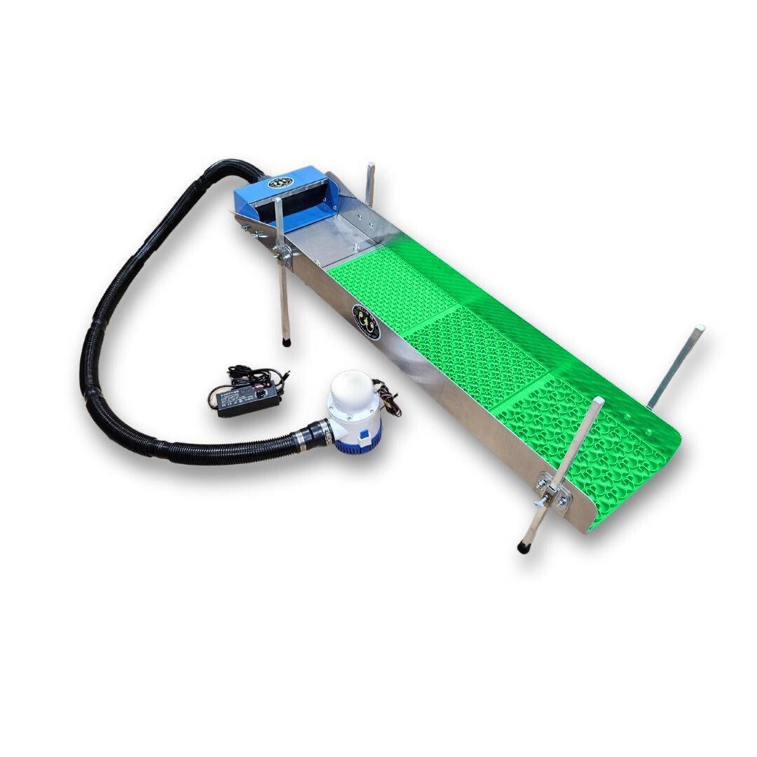 10X47 Power Sluice Box Kit with Dream Mat + 18" leg Kit | Gold Prospecting Equipment