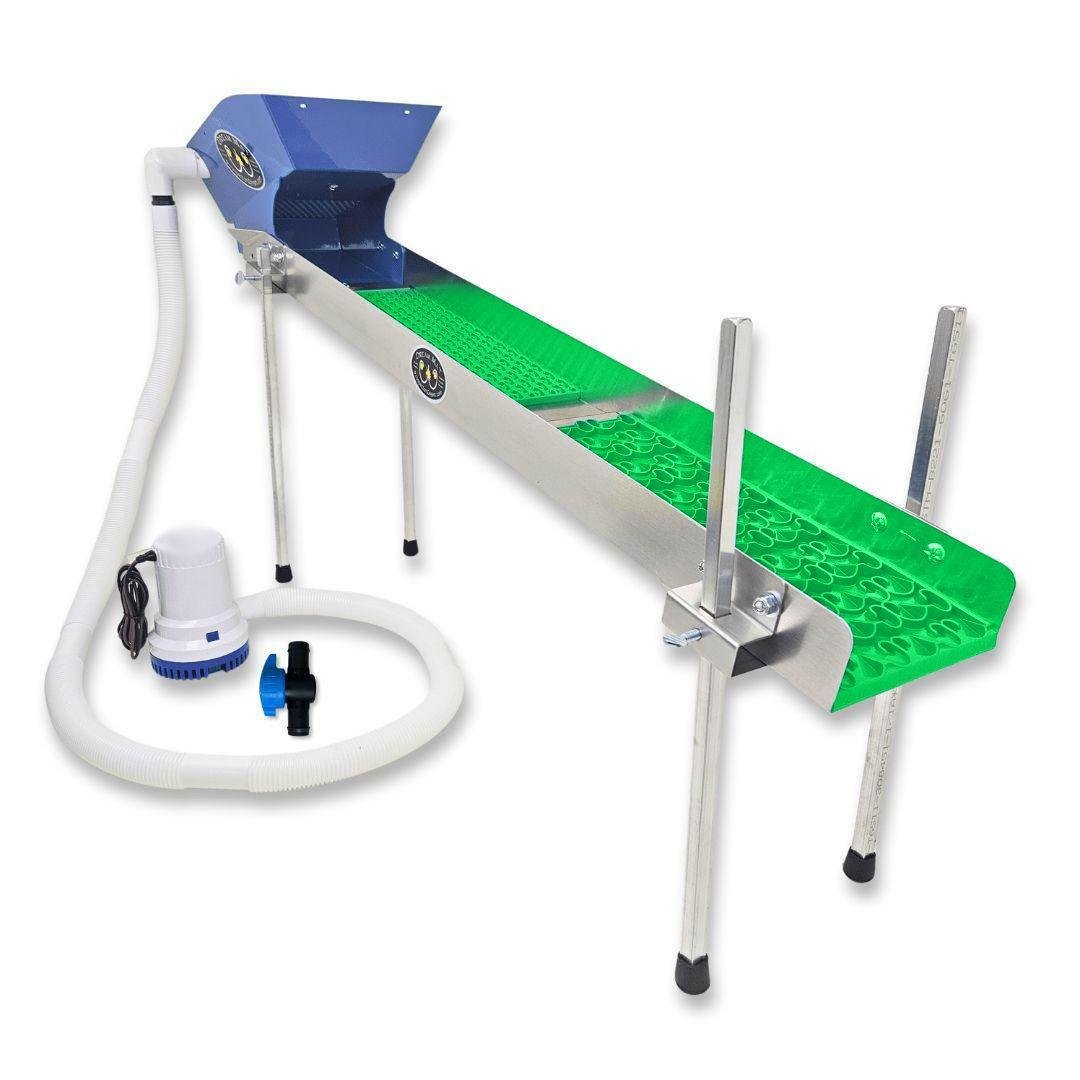 6X42 Highbanker Sluice Box with Double Dream Mat | Gold Mining Equipment